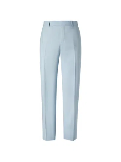 Fendi Pleated Tailored Trousers In Blue