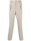 Fendi Pleated Tailored Trousers In Nude