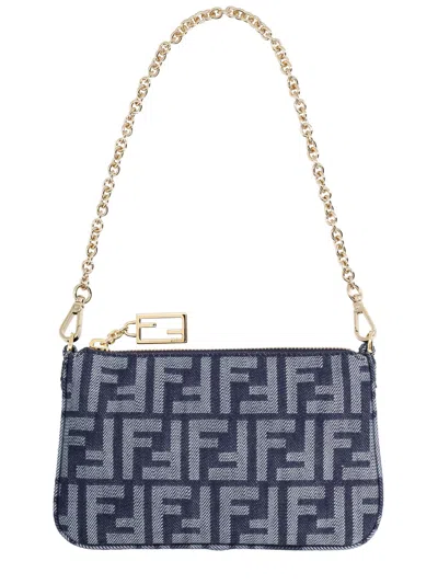 Fendi Pochette "baguette" In Blue