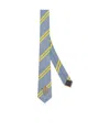 Fendi Pointed Tie In Blue