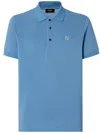 Fendi Logo Plaque Short Sleeved Polo Shirt In Multi
