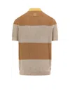 Fendi Polo Shirt In Beige
