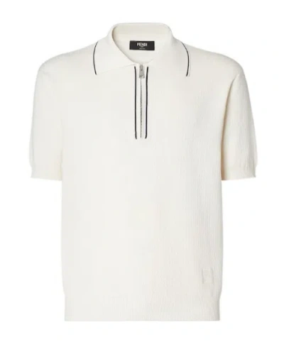 Fendi Polo Shirt In Neutral