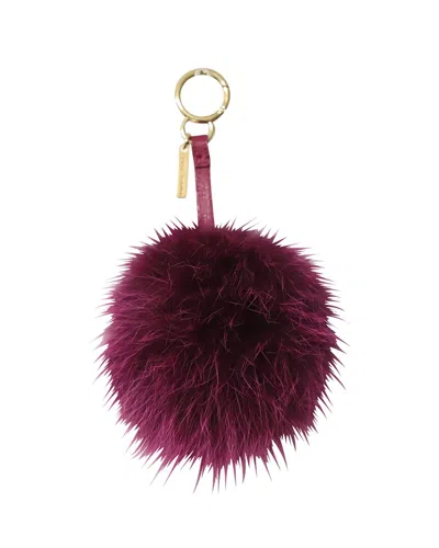 Pre-owned Fendi Pom Pom Bag Charm (authentic Pre-loved)