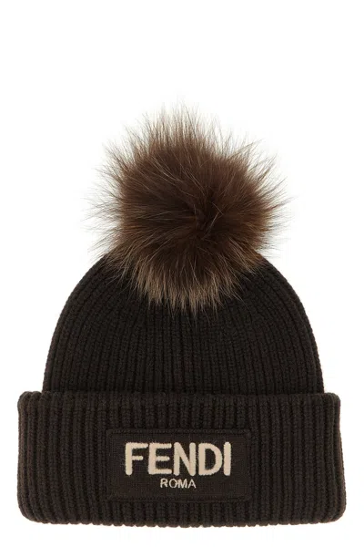 FENDI POMPON BEANIE