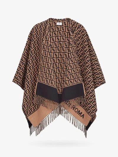 Fendi Poncho In Multi