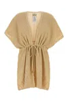 Fendi Poncho Cotone Traforo In Multi