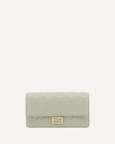 Fendi Portafogli Con Catena Matisse In Green