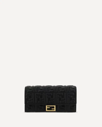 Fendi Portafoglio Con Catena In Black