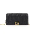 Fendi Portafoglio Continental Baguette In Black