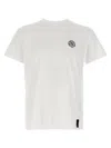 Fendi Stamp Crew Neck Patch Detail Short Sleeves In White