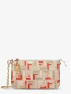 Fendi Pouch Baguette Ff Jacquard Fabric Shoulder Bag
