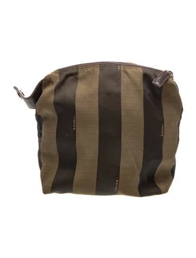 Pre-owned Fendi Pouch In Brown