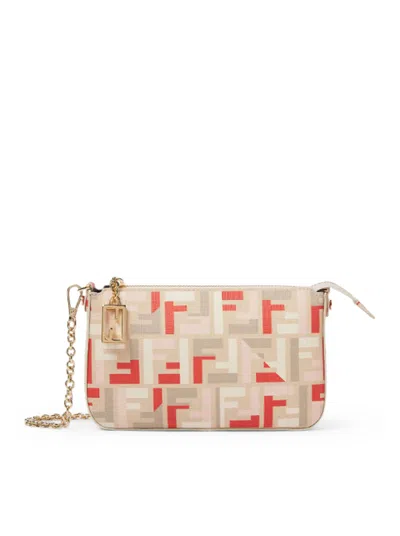 Fendi Pouch With Fabric Chain