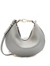 Fendi Powder Blue Leather Mini Graphy Handbag