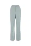 Fendi Pressed-crease Straight Trousers In Blue