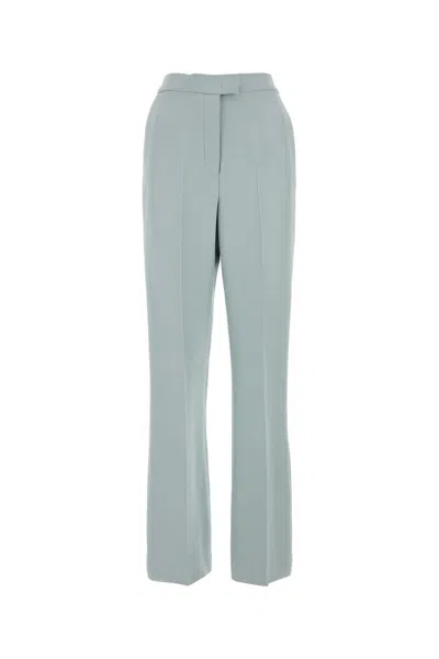 FENDI POWDER BLUE WOOL BLEND PANT