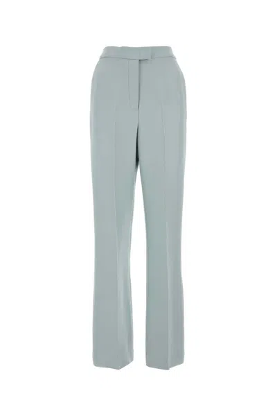FENDI FENDI POWDER BLUE WOOL BLEND PANT