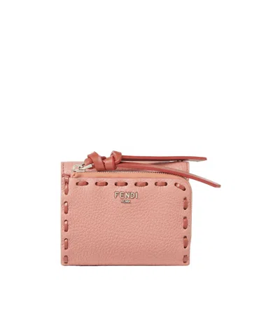 Fendi Powder Pink Selleria Wallet