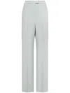 Fendi Pressed-crease Straight Trousers In Blue