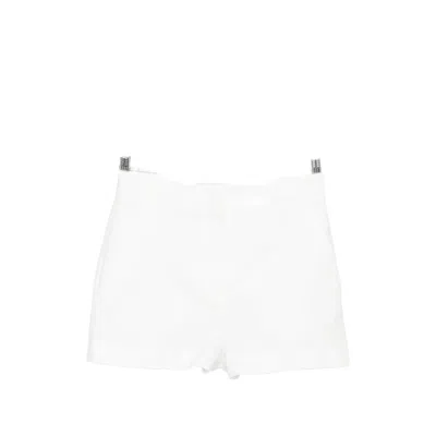 Fendi Pressed-crease Tailored Shorts In White