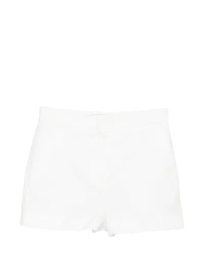 Fendi Pressed-crease Tailored Shorts In White