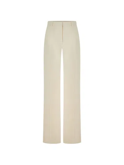 Fendi Pressed-crease Trousers In Neutral