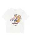Fendi Print Cotton T-shirt In White