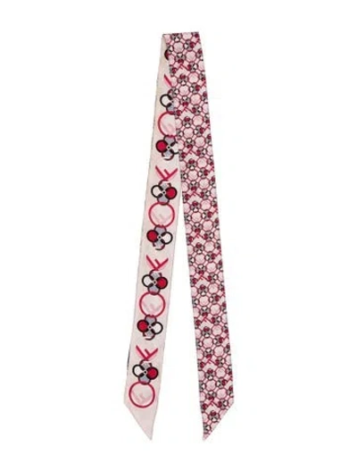 Pre-owned Fendi Printed Bandana In Pink