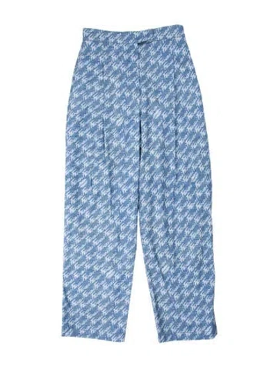 Pre-owned Fendi Printed Chinos In Black