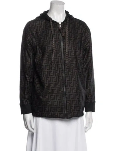 Pre-owned Fendi Printed Evening Jacket In Multi