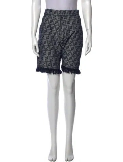 Pre-owned Fendi Printed Knee-length Shorts W/ Tags In Multi