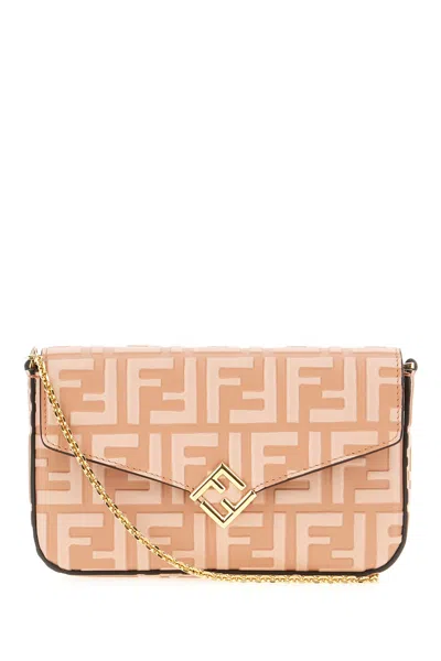 Fendi Printed Leather Ff Diamonds Wallet