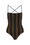 Fendi Swimsuits In Tabaccomoro