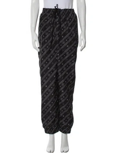 Pre-owned Fendi Printed Pants W/ Tags In Black