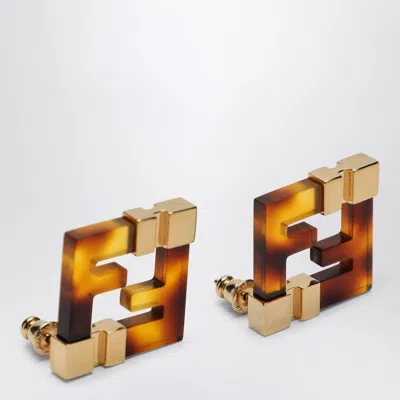 Fendi Printed Plexiglass Forever  Earrings