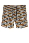 Fendi Boxer In Nylon Ff