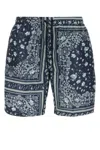 Fendi Bandana Print Swimsuit With Elastic Waistband In Black