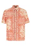 Fendi F.r.s For Restless Sleepers Printed Silk Shirt In Multi