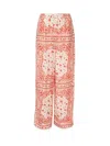 Fendi Bandana-print Trousers In Red