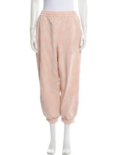 Pre-owned Fendi Printed Sweatpants In Pink