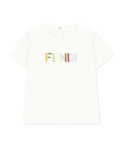 Fendi Printed T-shirt In White