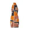 Fendi Colour-block High-neck Minidress