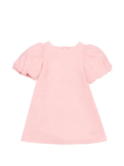 Fendi Puff-sleeve Dress In Pink