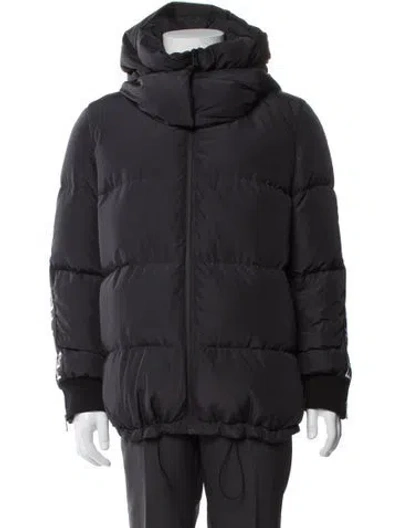 Pre-owned Fendi Puffer Coat In Black