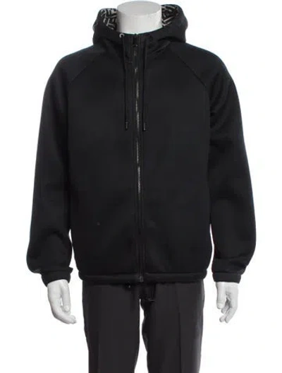 Pre-owned Fendi Puffer Coat In Black