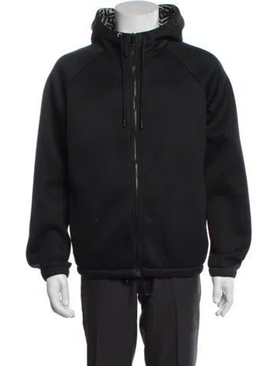 Pre-owned Fendi Puffer Coat In Black
