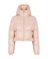 Fendi Puffer Down Jacket In Pink