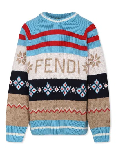 Fendi Pullover Apres Sk In Multicolor