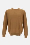 Fendi Wool Sweater Sweaters And Cardigans Beige In Brown